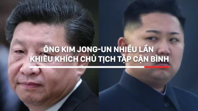 Ông Kim Jong-un nhiều lần khiêu khích Chủ tịch Tập Cận Bình