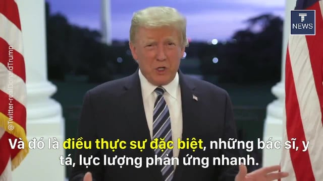 TT Trump đăng video nói Đừng để Covid thao túng, đừng sợ nó