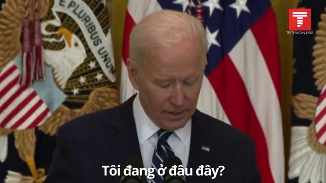 Những khoảnh khắc “bối rối" của ông Biden trong buổi họp báo đầu tiên